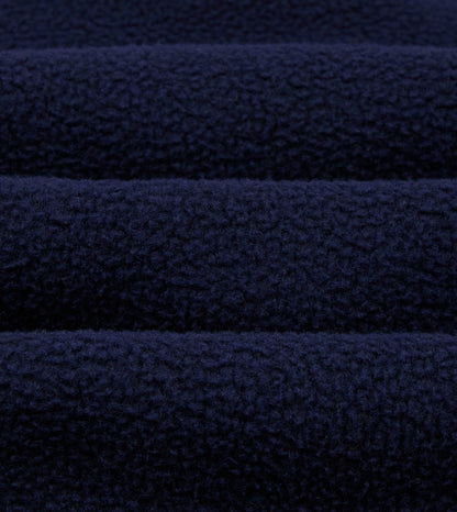 Drake's Navy Half-Zip Fleece Jacket