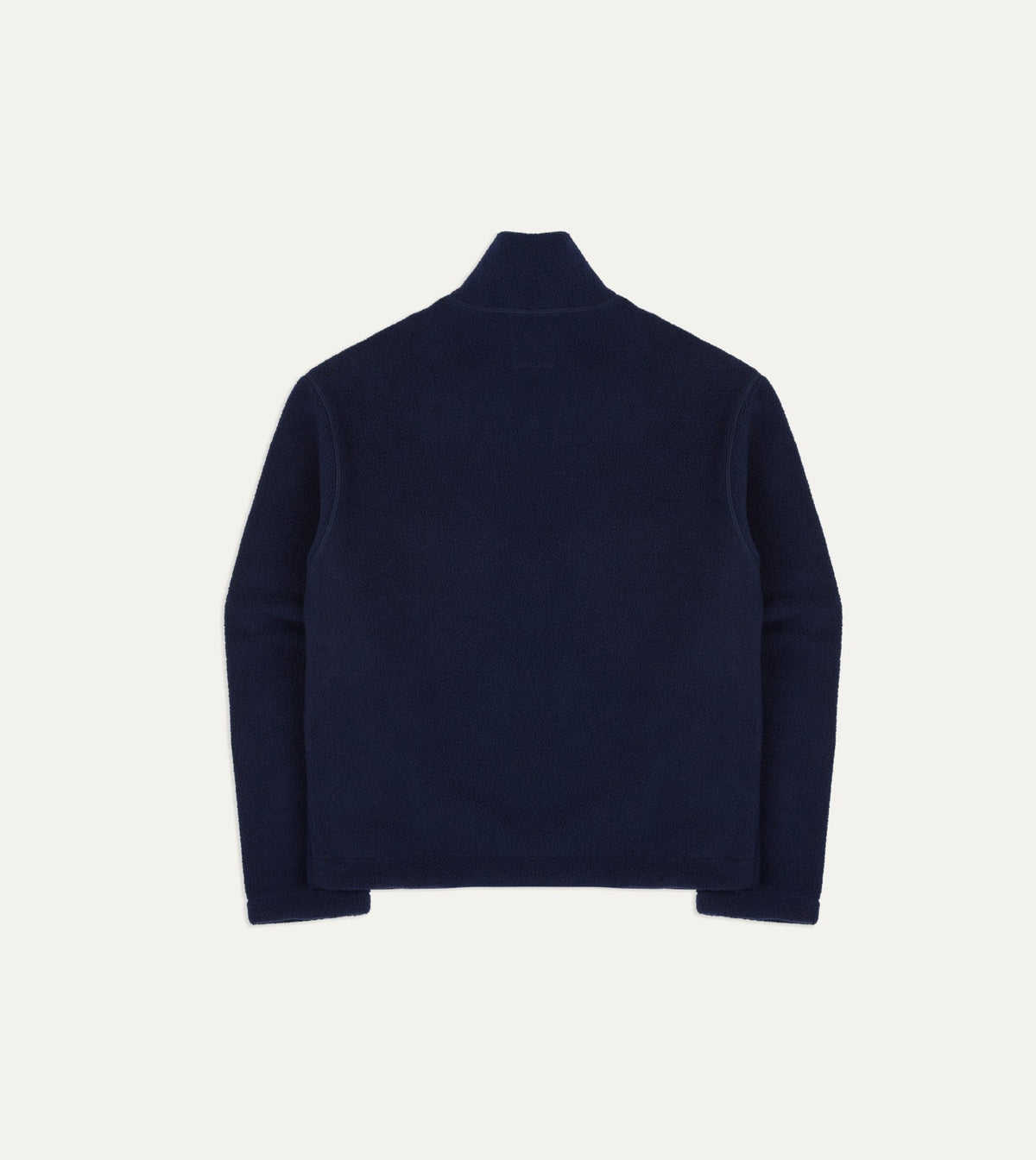 Drake's Navy Half-Zip Fleece Jacket