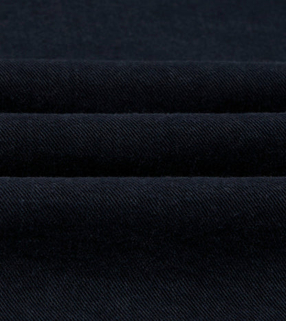 Drake's Navy Twill Mitred Chore Jacket