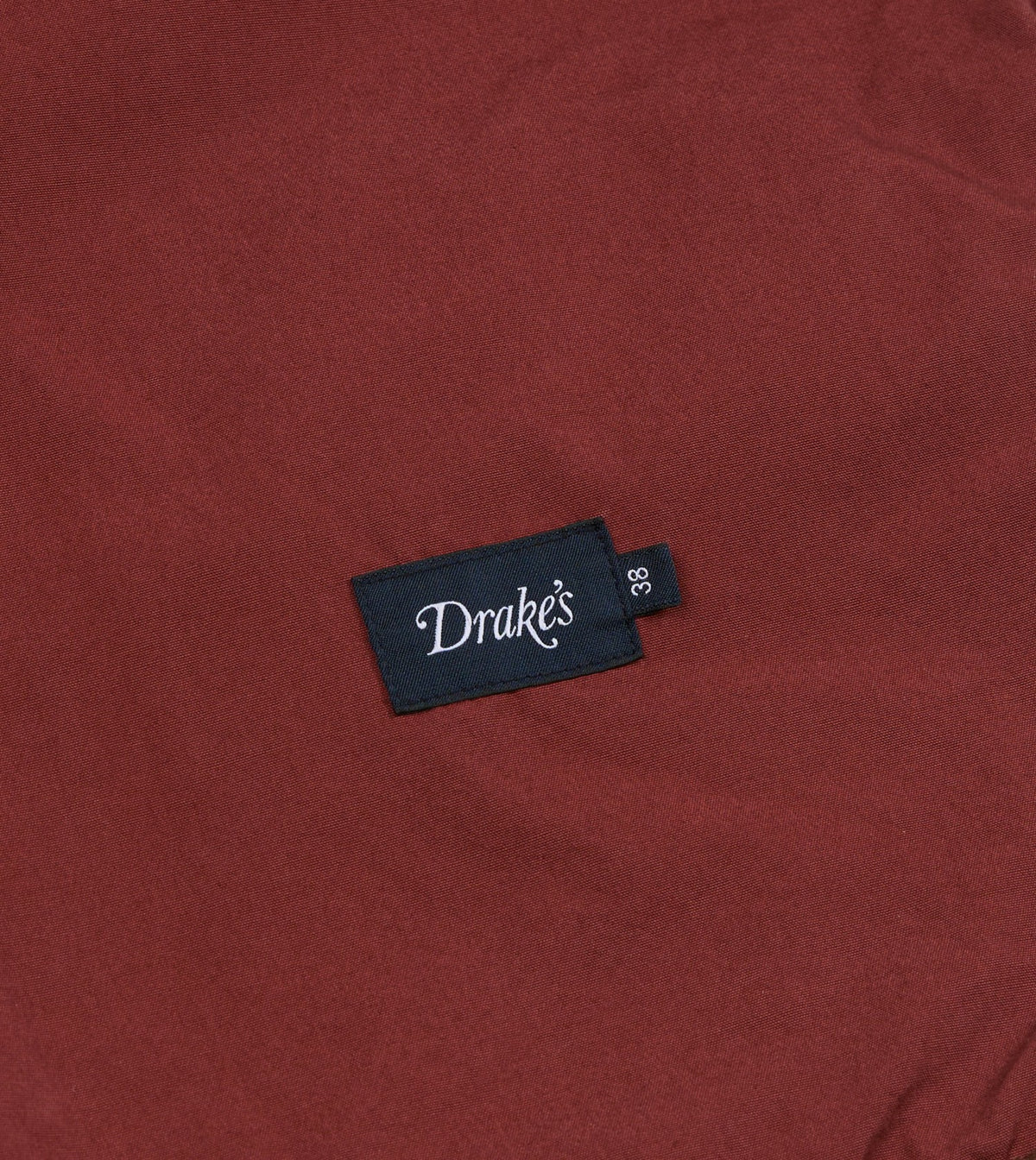 Drake's Washed Red Cotton Urban Safari Vest