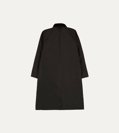Drake's Brown Waxed Cotton Service Mac