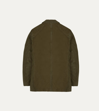 Drake's Green Cotton Travel Games Blazer