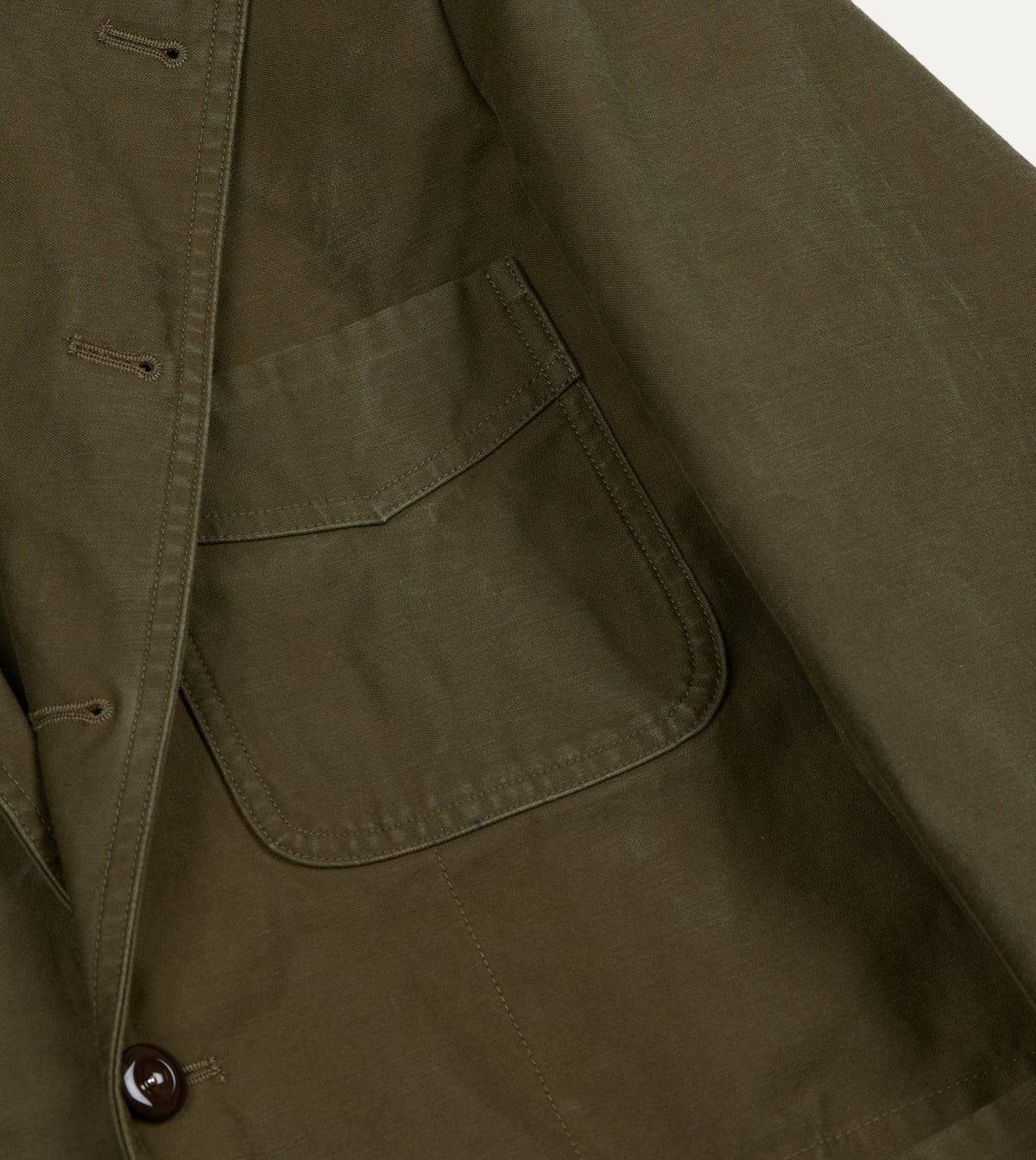 Drake's Green Cotton Travel Games Blazer
