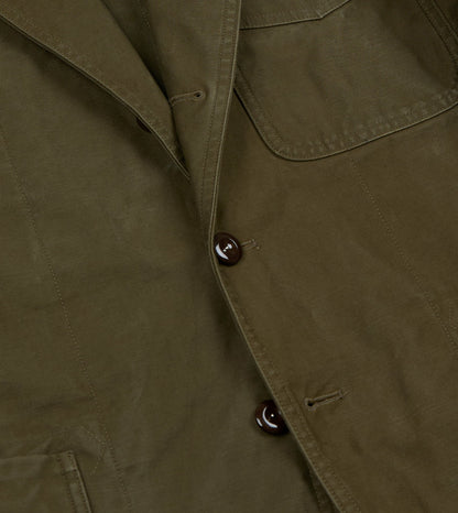 Drake's Green Cotton Travel Games Blazer