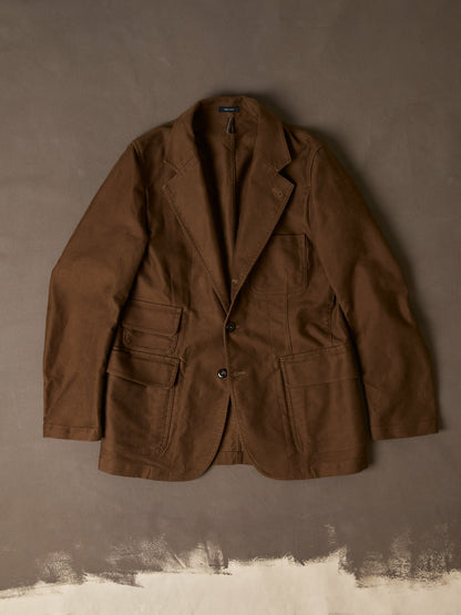 Drake's Brown Moleskin Games Blazer Mk. IV