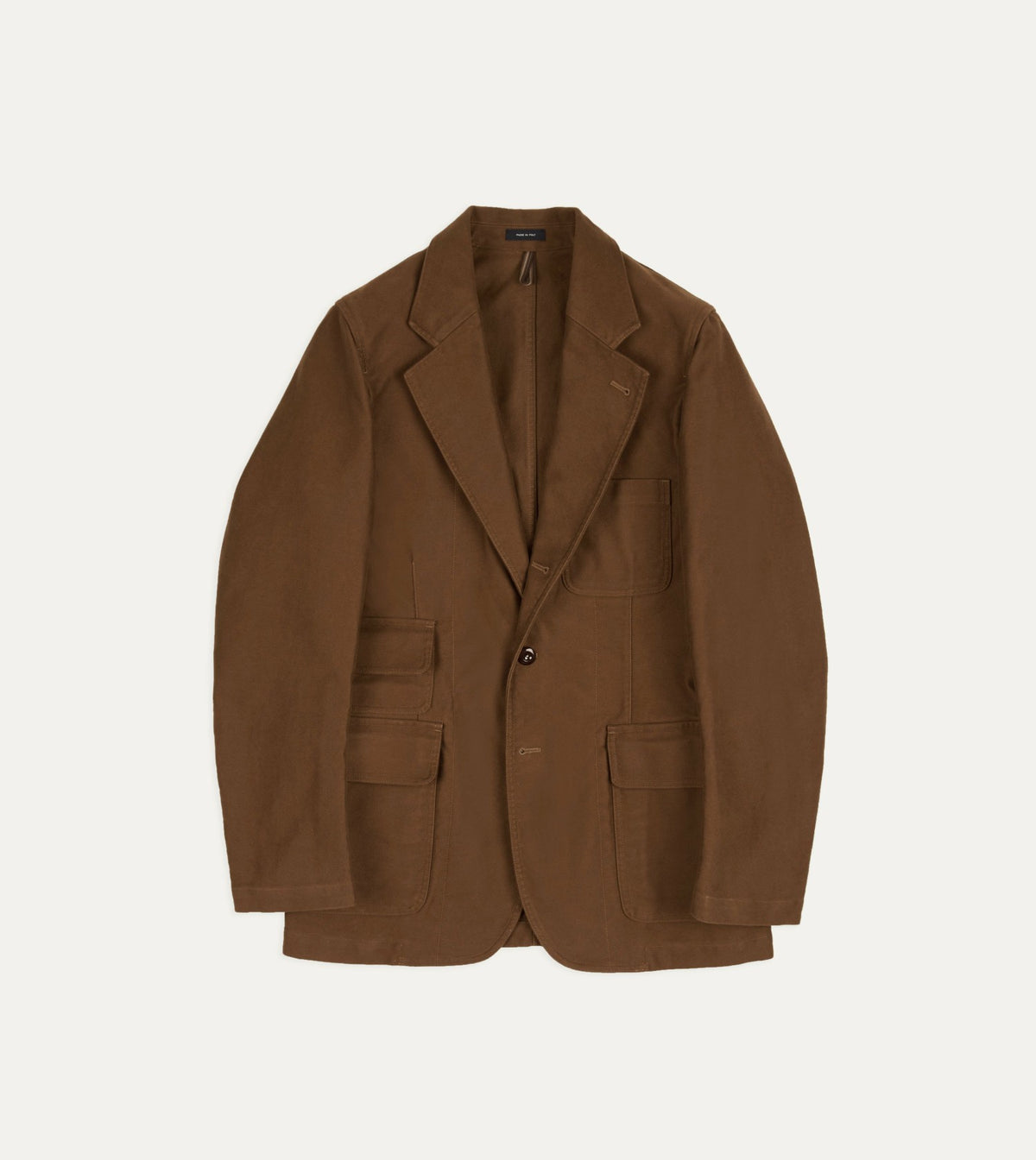Drake's Brown Moleskin Games Blazer Mk. IV
