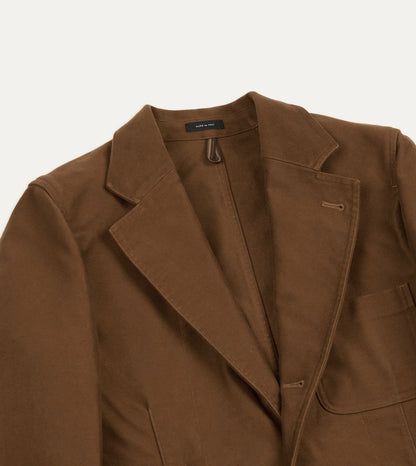 Drake's Brown Moleskin Games Blazer Mk. IV