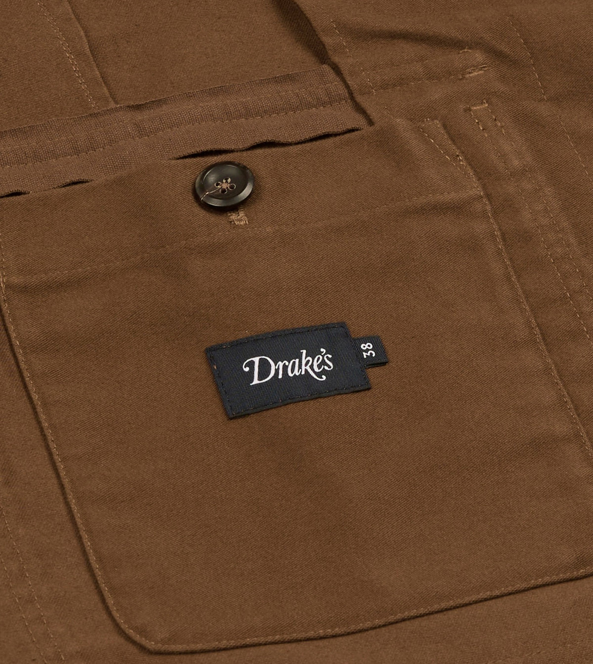 Drake's Brown Moleskin Games Blazer Mk. IV