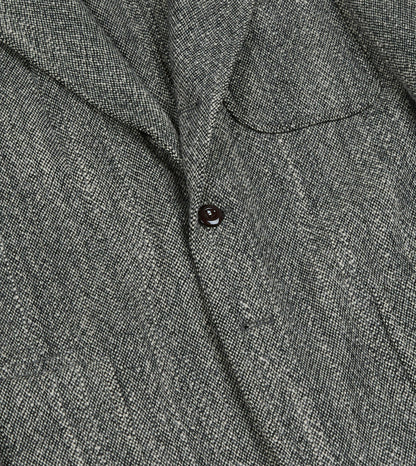 Drake's Grey Wool Tweed Field Games Blazer