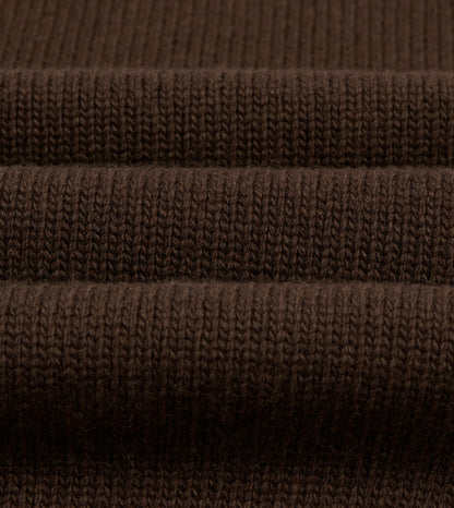 Drake's Brown Wool-Cashmere Crew Neck Jumper