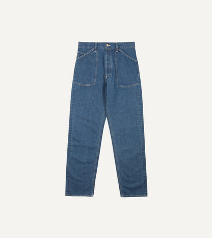 Drake's Stone Wash Selvedge Denim Naval Pant