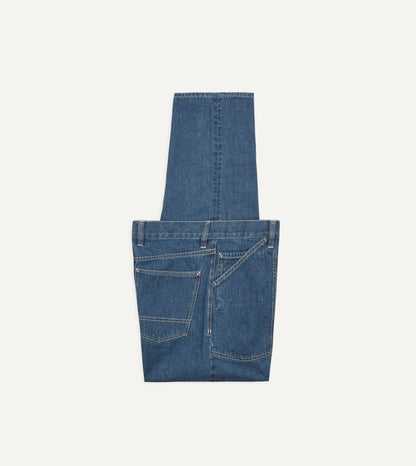 Drake's Stone Wash Selvedge Denim Naval Pant