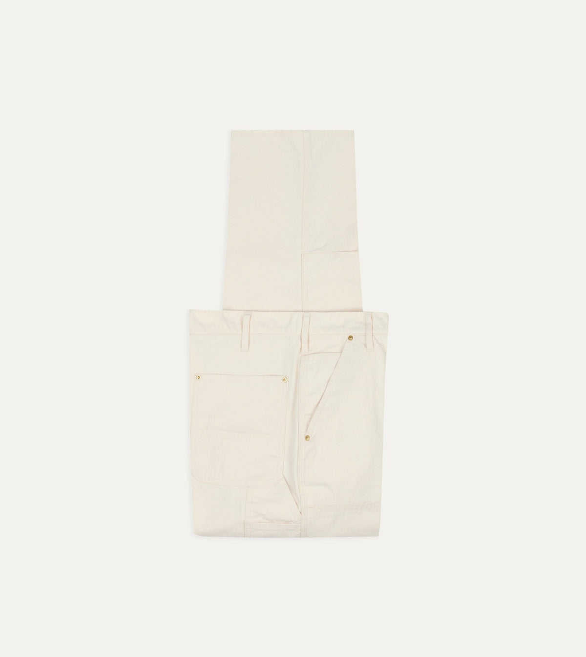 Drake's BEAMS F & Drake's Cotton Canvas Carpenter Pant
