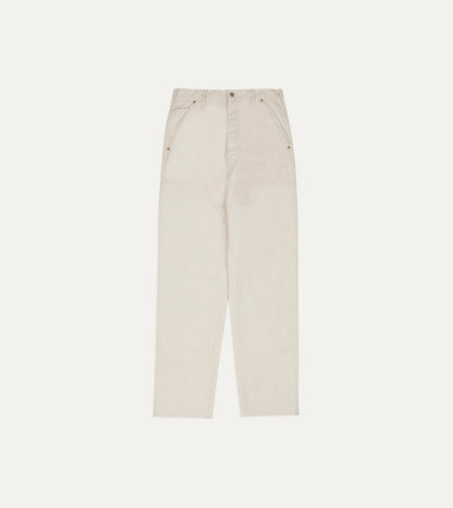 Drake's BEAMS F & Drake's Cotton Canvas Carpenter Pant