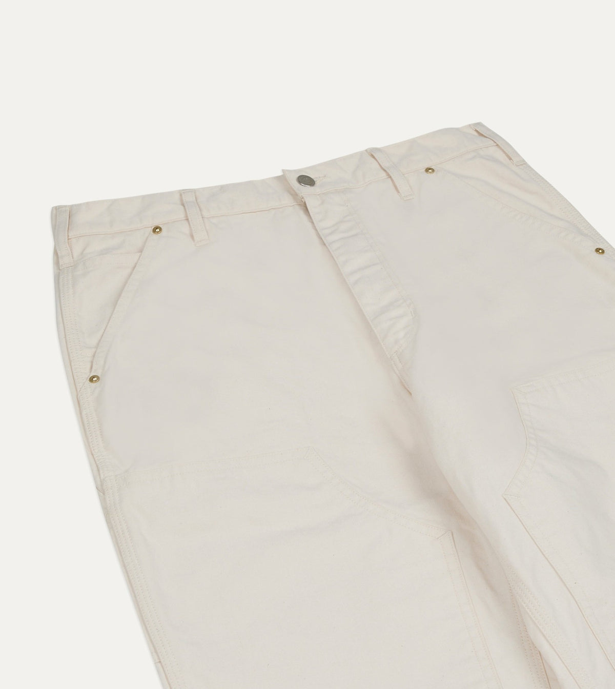 Drake's BEAMS F & Drake's Cotton Canvas Carpenter Pant