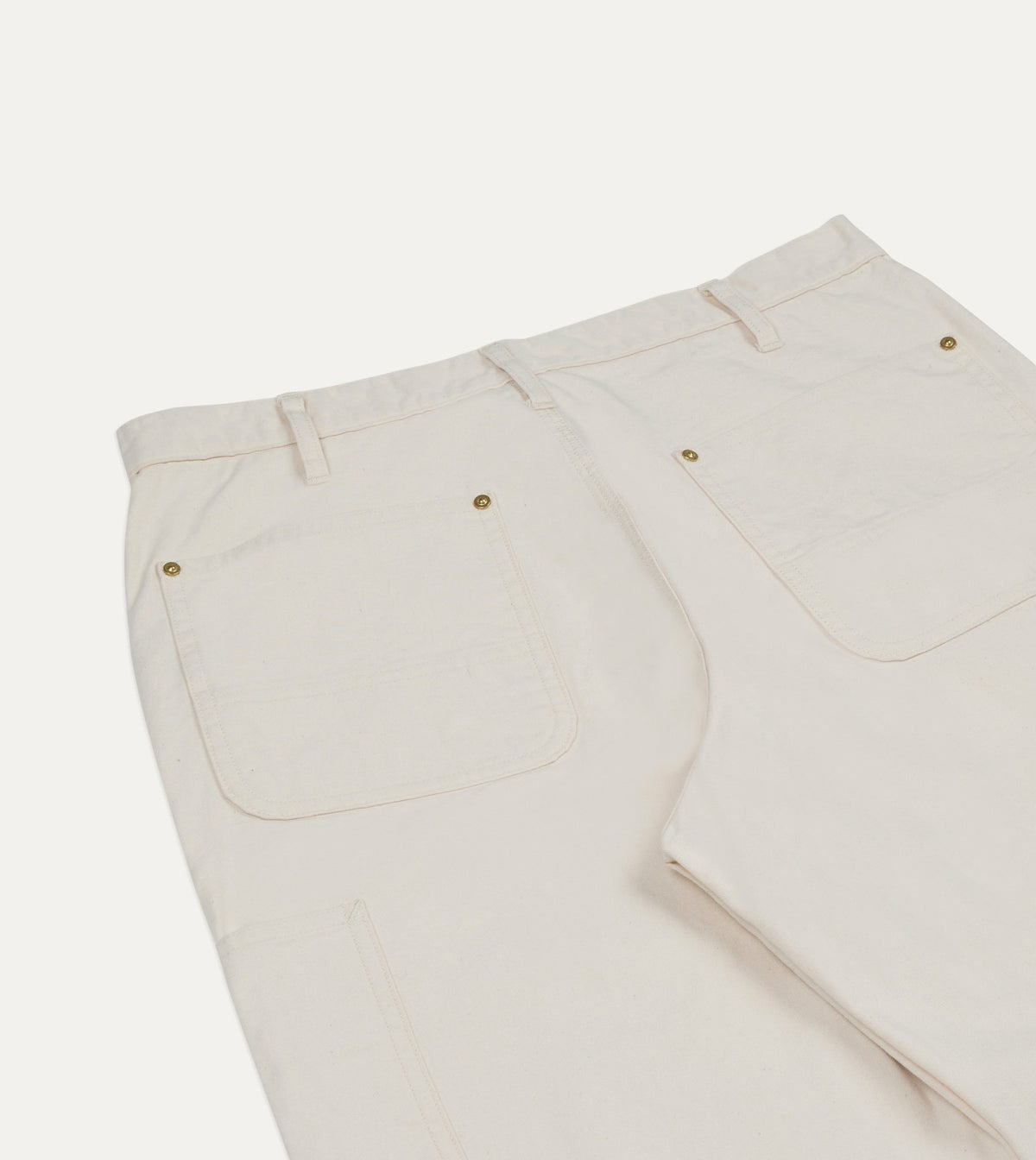 Drake's BEAMS F & Drake's Cotton Canvas Carpenter Pant