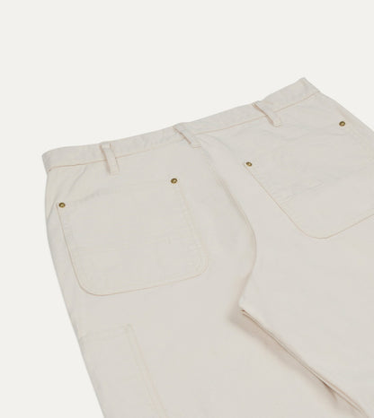 Drake's BEAMS F & Drake's Cotton Canvas Carpenter Pant