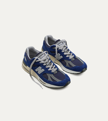 Drake's New Balance 'Vibrant Chroma' Limoges Blue Made in UK 991v2 Trainers