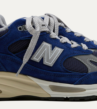 Drake's New Balance 'Vibrant Chroma' Limoges Blue Made in UK 991v2 Trainers