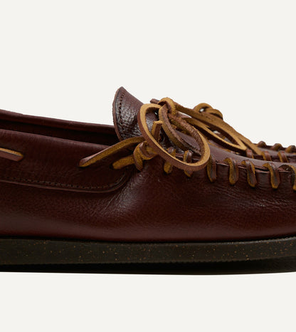 Drake's Yuketen Brown Scout Moccasin Boat Shoe