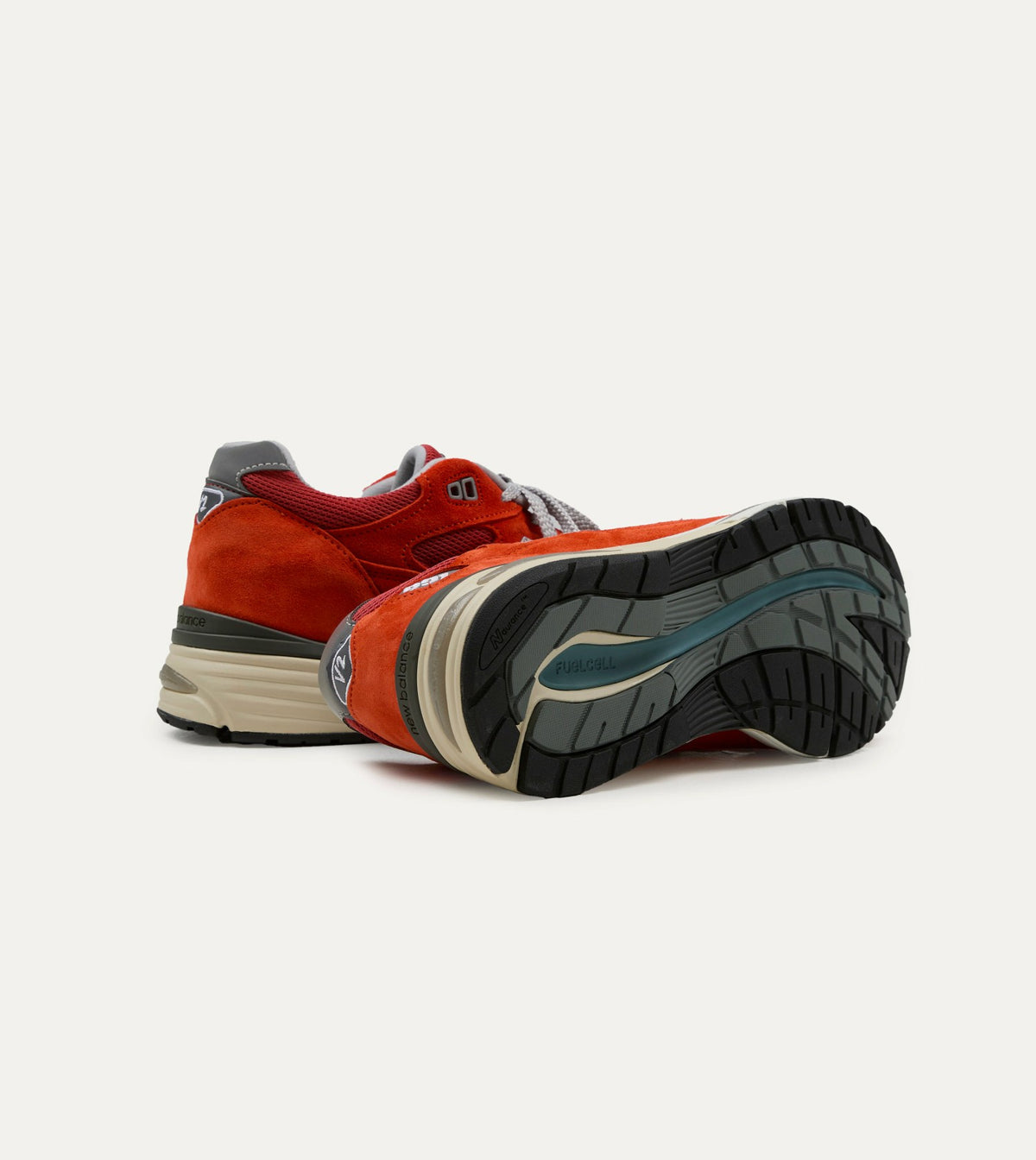 Drake's New Balance 'Vibrant Chroma' Fire Whirl Made in UK 991v2 Trainers