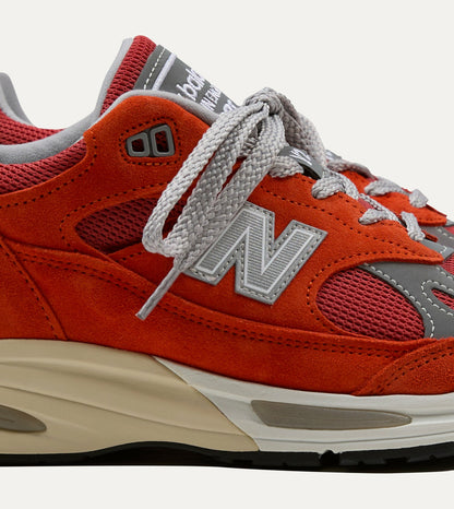 Drake's New Balance 'Vibrant Chroma' Fire Whirl Made in UK 991v2 Trainers