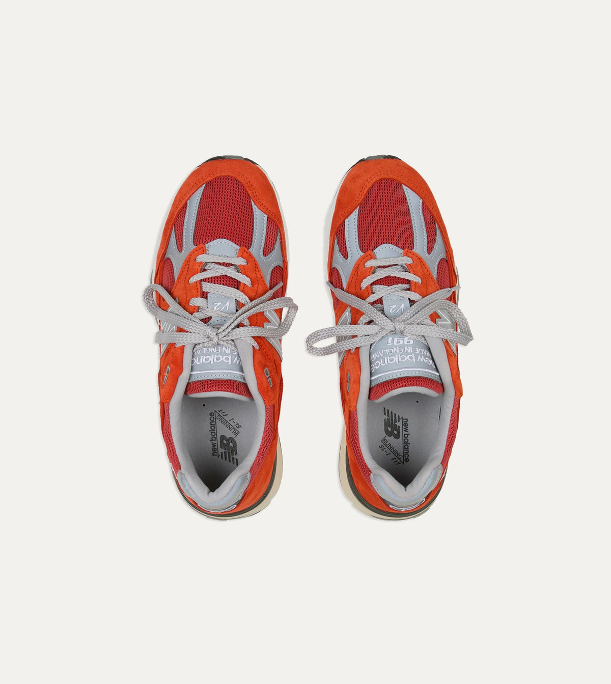 Drake's New Balance 'Vibrant Chroma' Fire Whirl Made in UK 991v2 Trainers