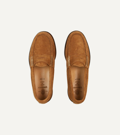 Drake's Yuketen Brown Leather Rob's Loafer