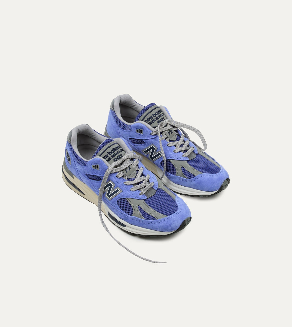 Drake's New Balance 'Summer Brights’ Baja Blue Made in UK 991v2 Trainers