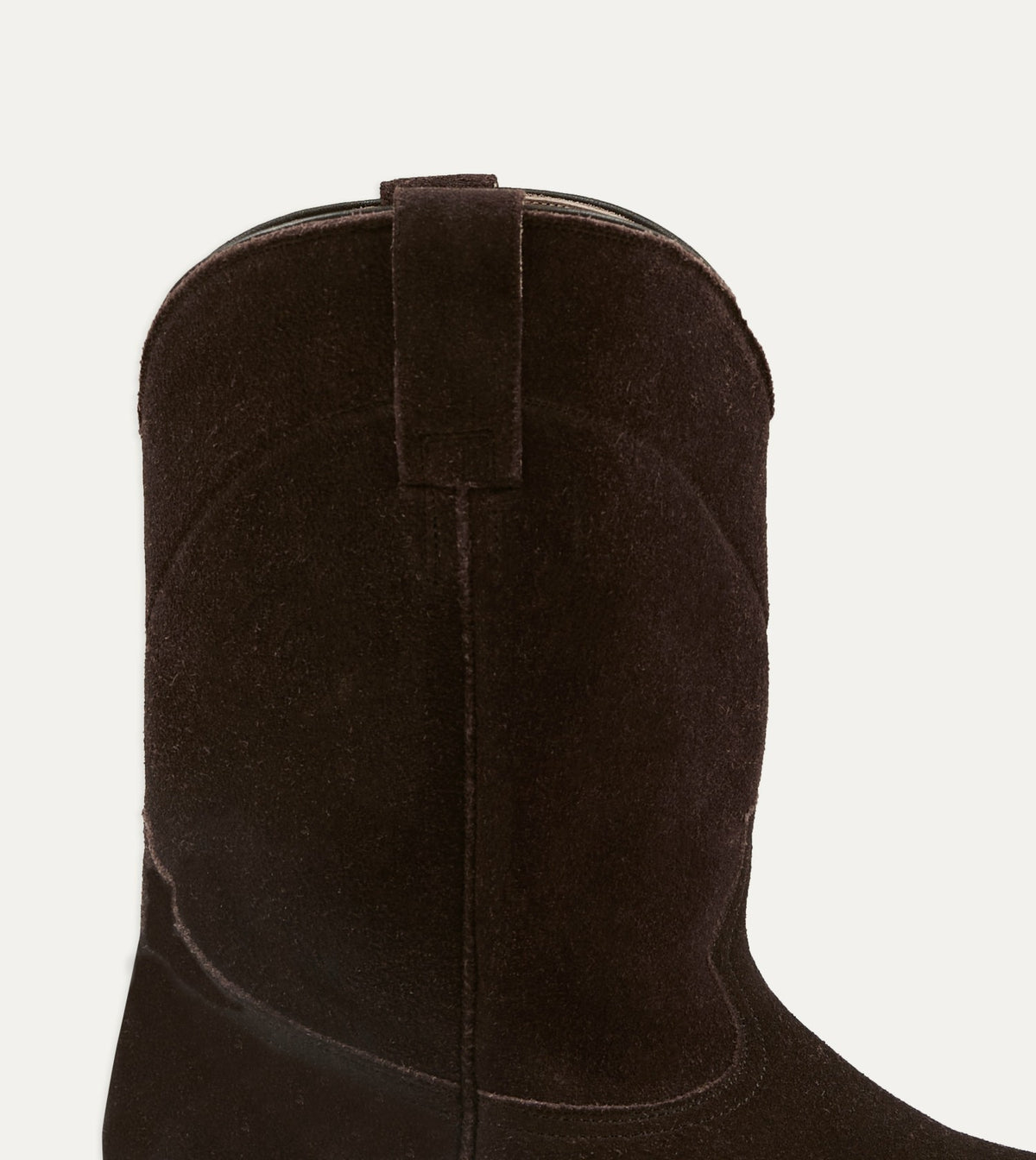 Drake's Yuketen Brown Suede Ranchero Boots