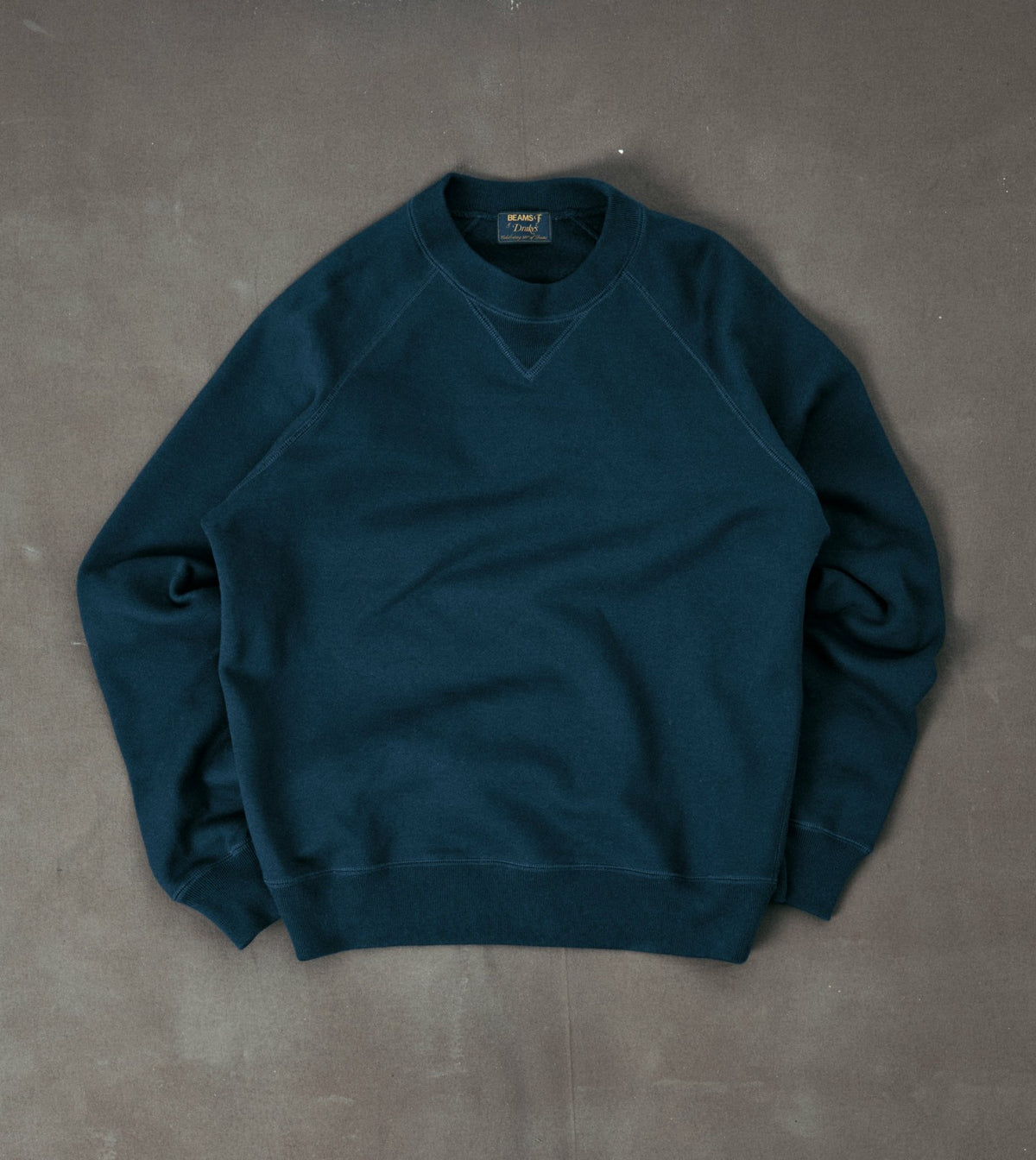 Drake's BEAMS F & Drake's Cotton Raglan Sweatshirt
