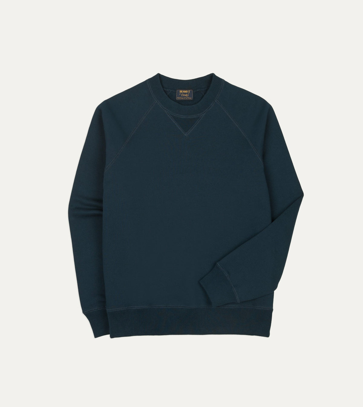 Drake's BEAMS F & Drake's Cotton Raglan Sweatshirt