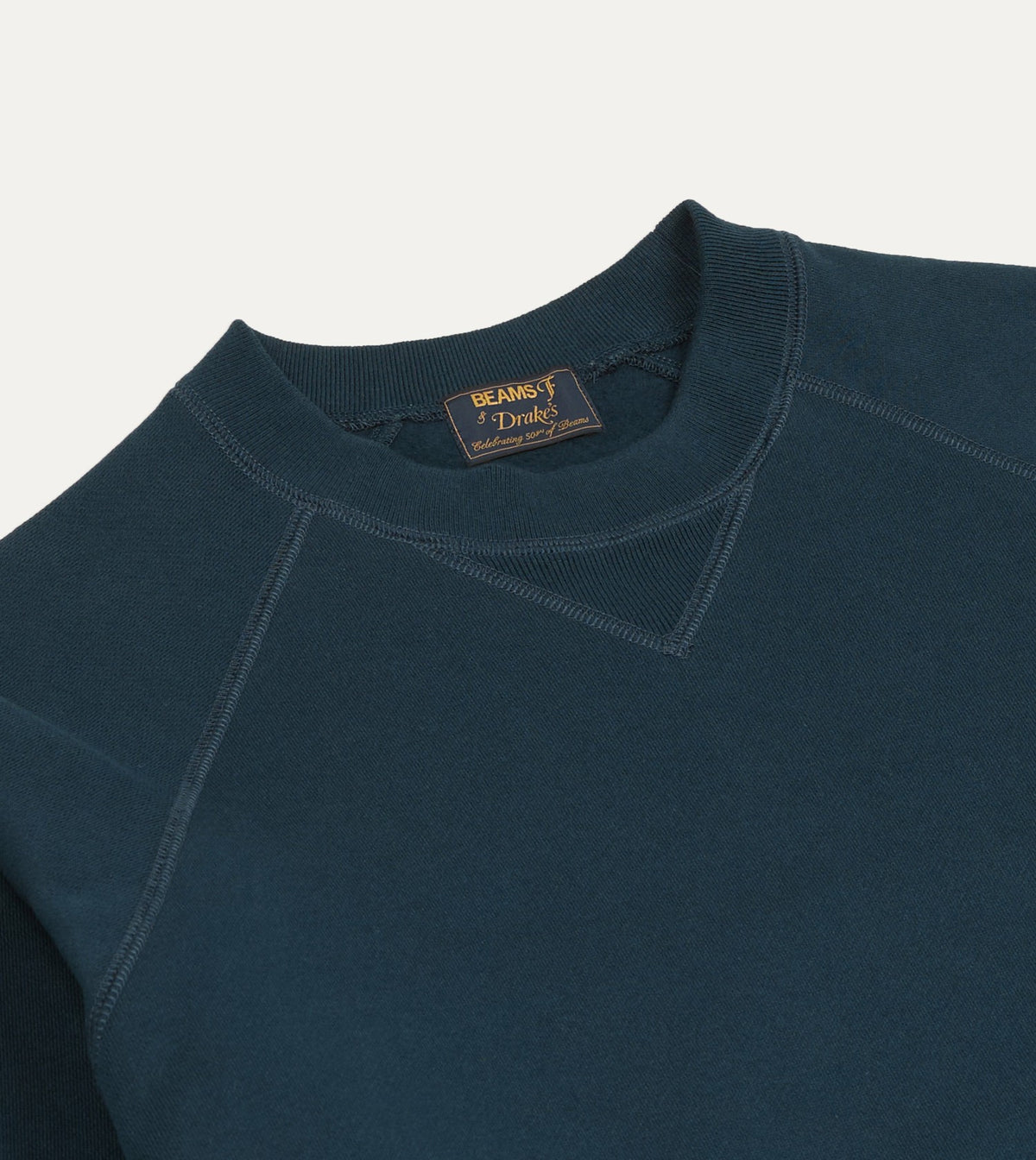 Drake's BEAMS F & Drake's Cotton Raglan Sweatshirt
