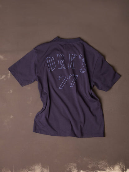 Drake's Purple '77' Print Short-Sleeve Hiking T-Shirt