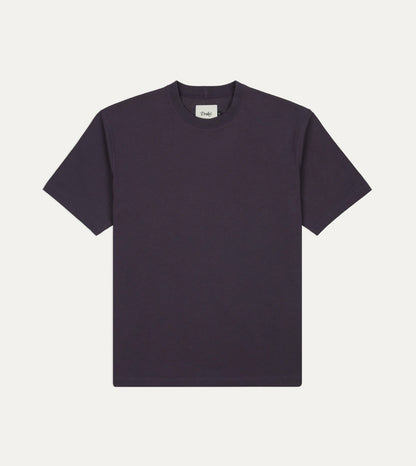 Drake's Purple '77' Print Short-Sleeve Hiking T-Shirt