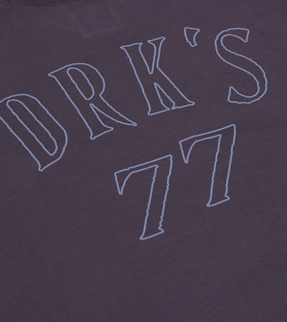 Drake's Purple '77' Print Short-Sleeve Hiking T-Shirt