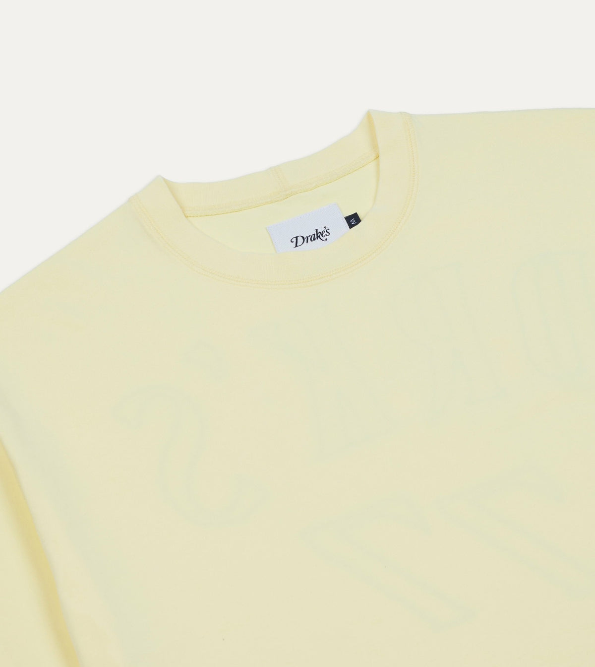 Drake's Yellow '77' Print Short-Sleeve Hiking T-Shirt