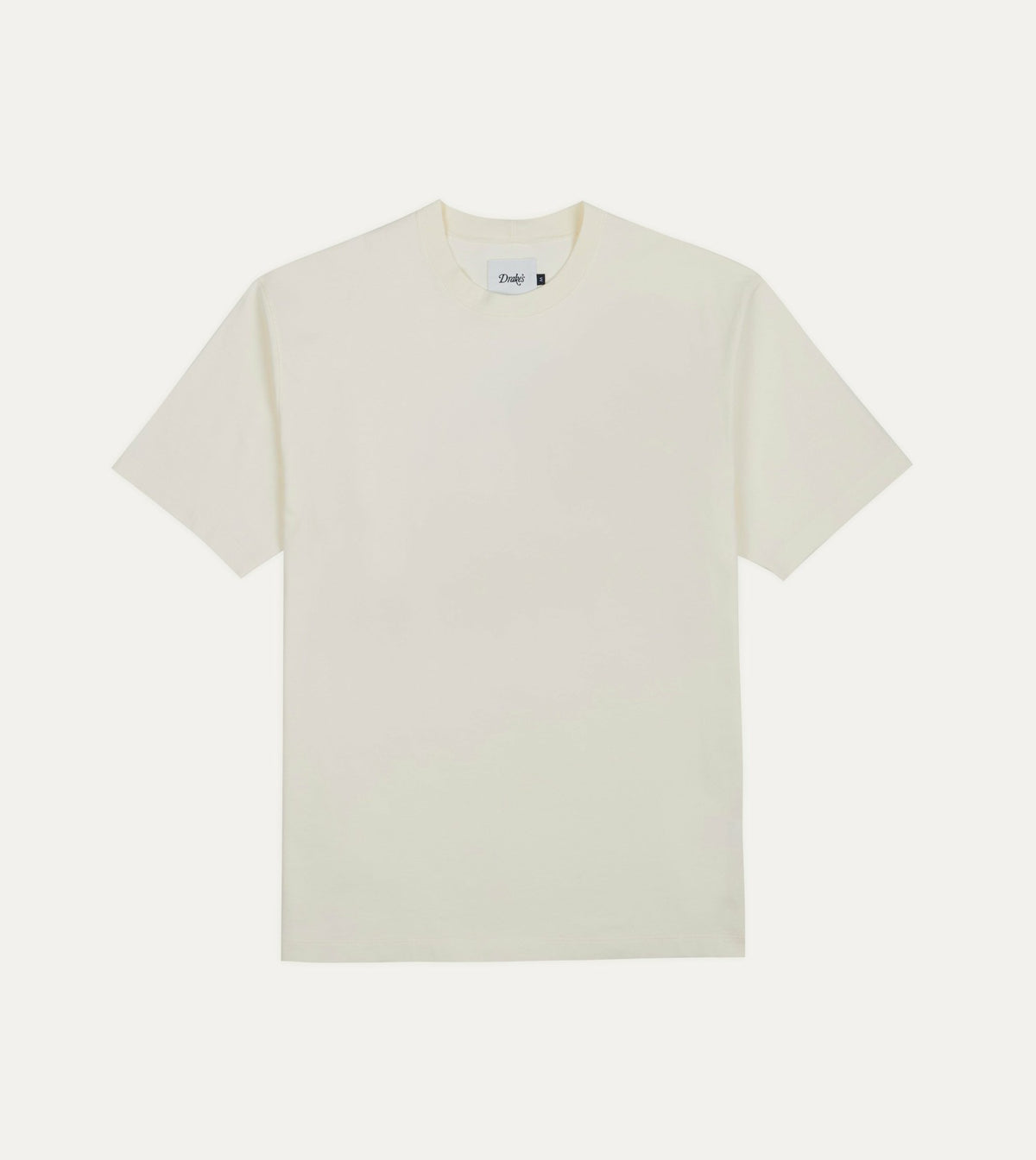 Drake's Antique White 'Puzzle' Print Short-Sleeve Hiking T-Shirt