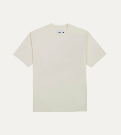 Drake's Antique White 'Puzzle' Print Short-Sleeve Hiking T-Shirt