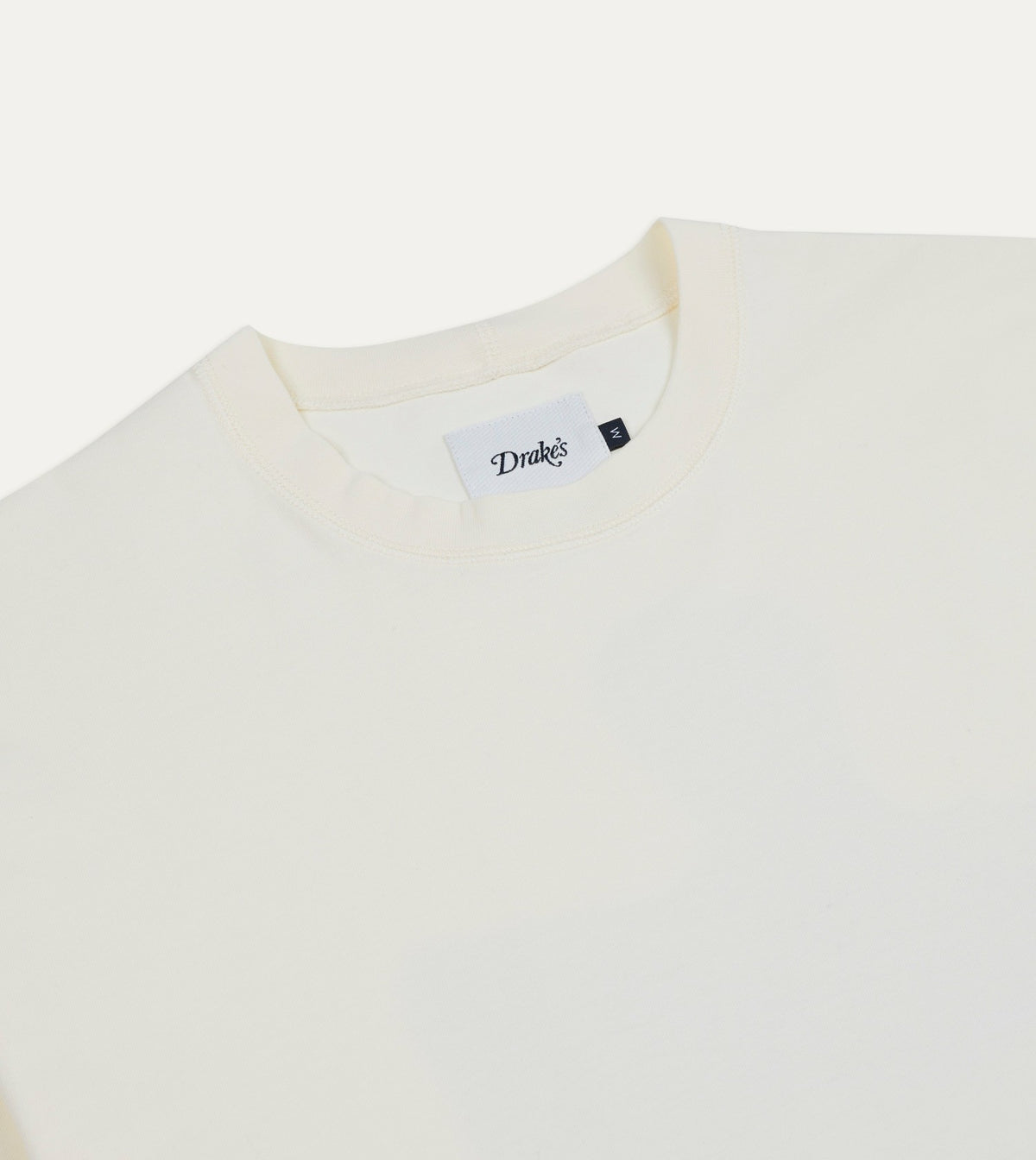 Drake's Antique White 'Puzzle' Print Short-Sleeve Hiking T-Shirt