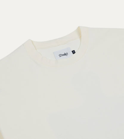 Drake's Antique White 'Puzzle' Print Short-Sleeve Hiking T-Shirt