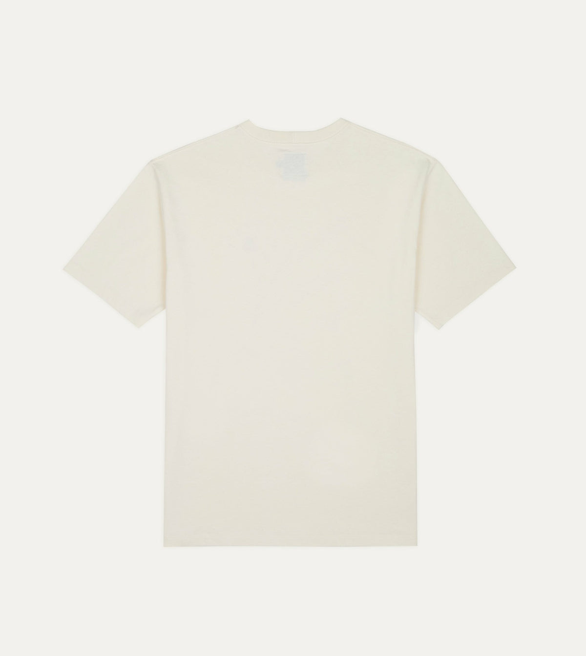 Drake's Antique White 'Sun Sail' Print Short-Sleeve Hiking T-Shirt