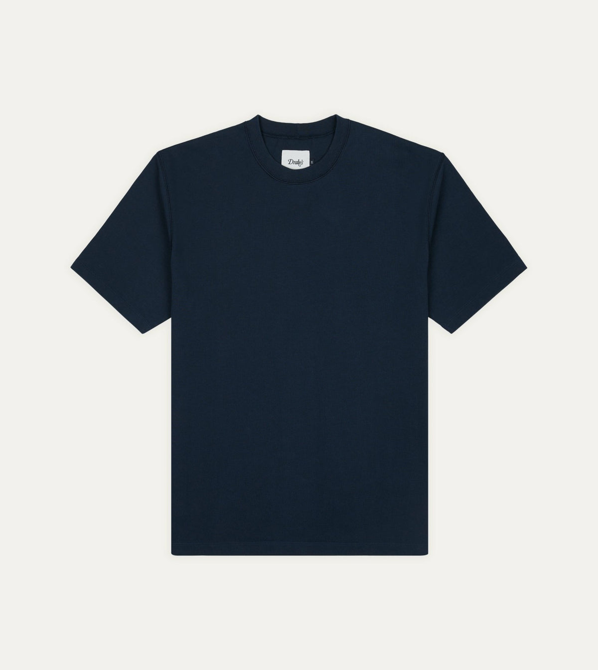Drake's Navy 'Caterpillar' Print Short-Sleeve Hiking T-Shirt