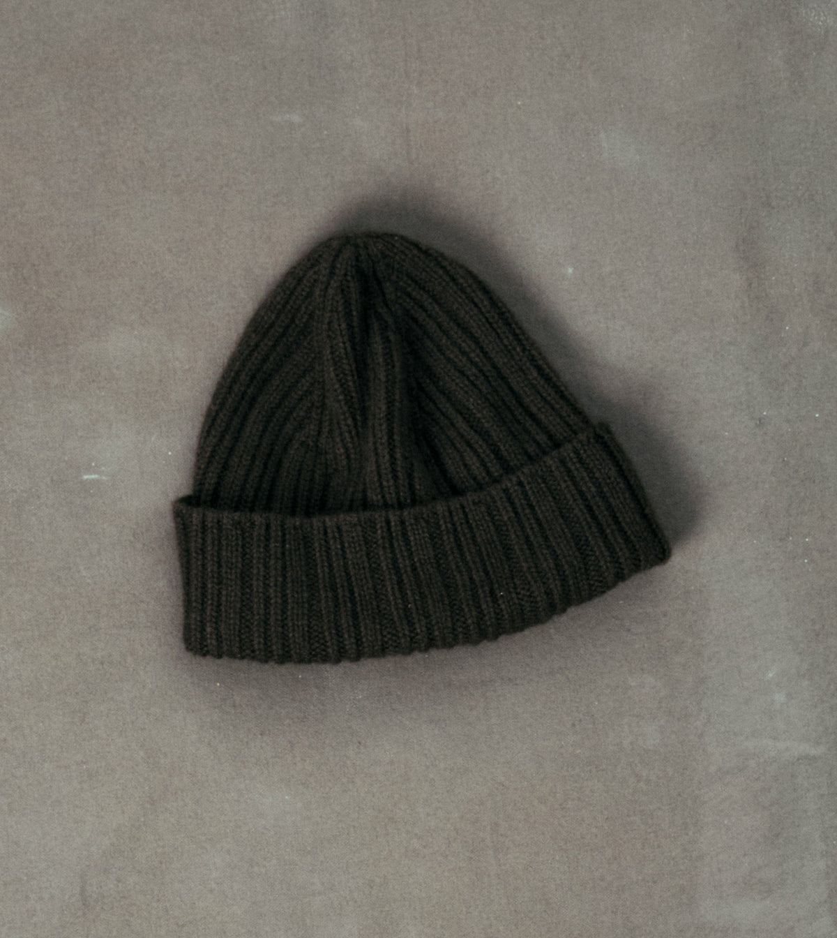 Drake's BEAMS F & Drake’s Cashmere Ribbed Knit Cap