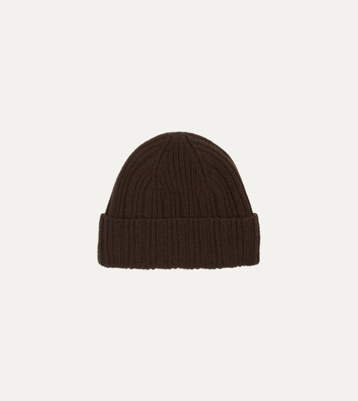Drake's BEAMS F & Drake’s Cashmere Ribbed Knit Cap