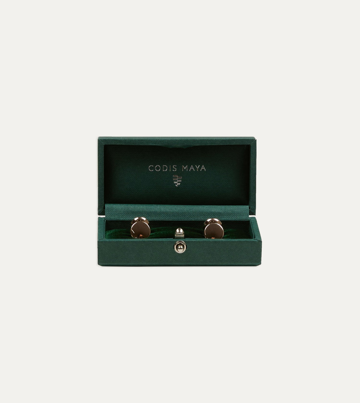 Drake's Codis Maya Rose Gold Bow Cufflinks