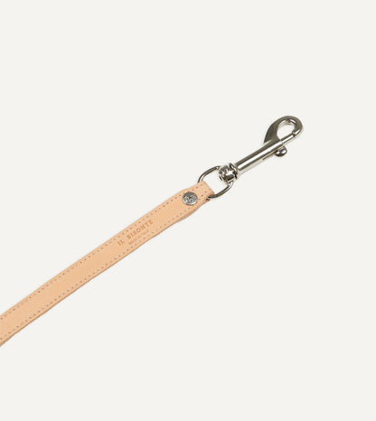 Drake's Il Bisonte Natural Leather Dog Lead