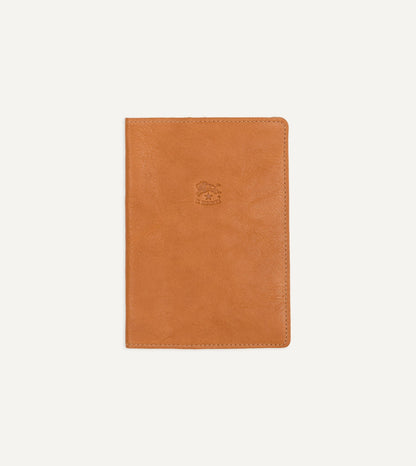 Drake's Il Bisonte Leather Passport Holder