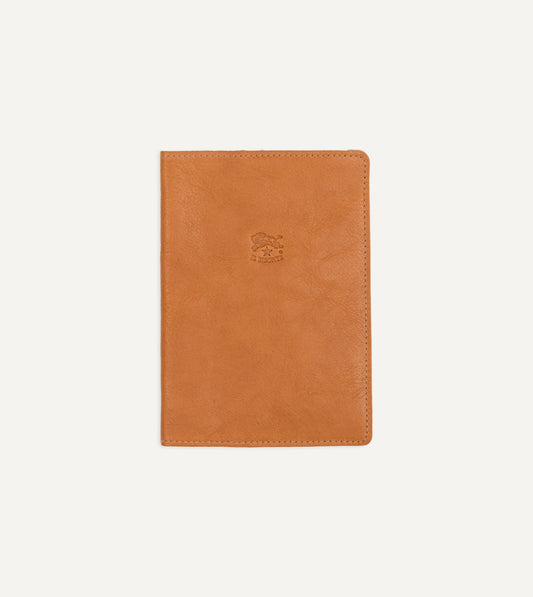 Drake's Il Bisonte Leather Passport Holder