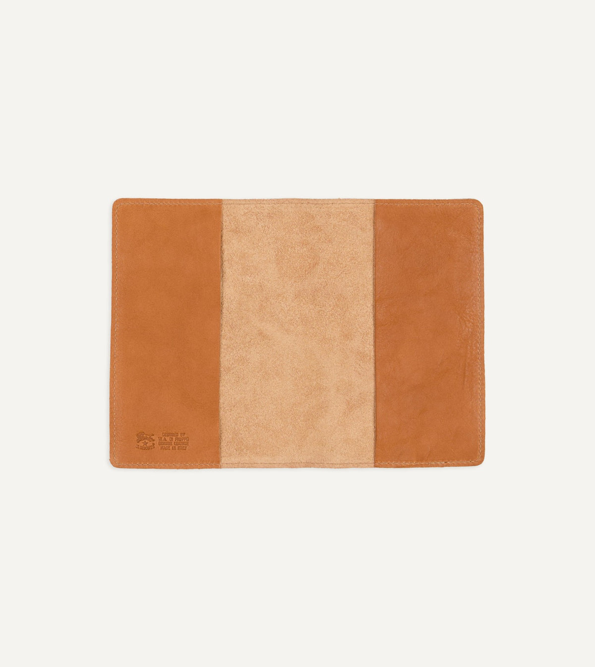 Drake's Il Bisonte Leather Passport Holder